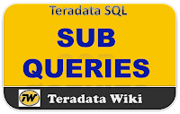 TeradataWiki-Teradata sub queries