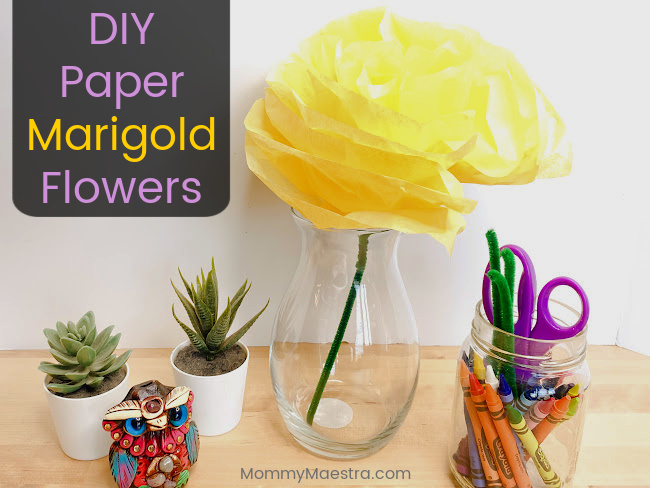 DIY Paper Marigolds Tutorial
