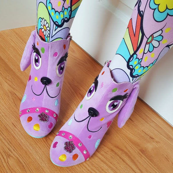 wearing Irregular Choice Pooch Perfect