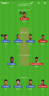 IND-vs-BAN-Dream11-Prediction-2nd-T20I-Bangladesh-tour-of-India-2019 