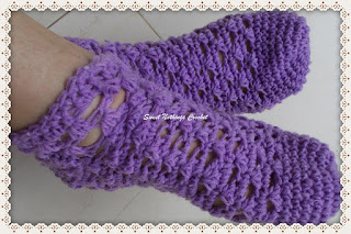 crochet ladies socks