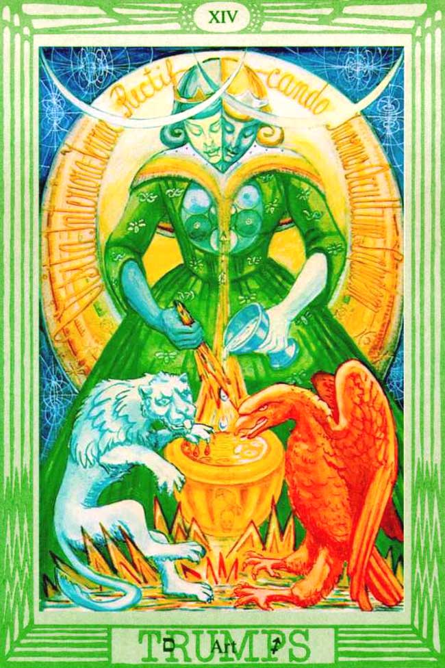 Yetziratic Tarot And Sephirotic Image