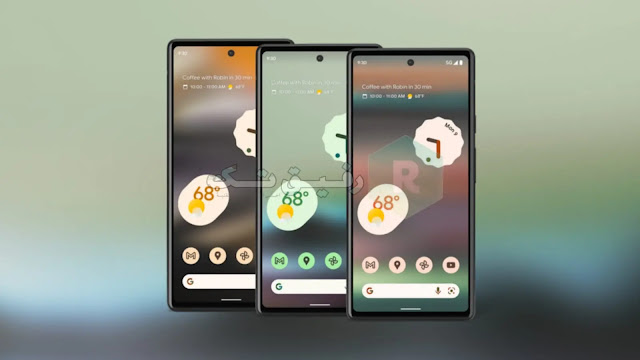 خلفيات Pixel 6a الاصلية تنزيل مباشر بجودة عالية "12 خلفية"