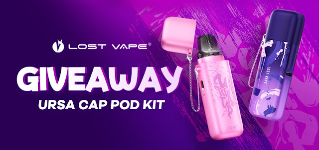 Win free Lost Vape Ursa Cap Pod Kit with our vaping giveaways