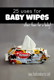 uses for baby wipes