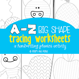 A to Z Big Shape Tracing From the Pond