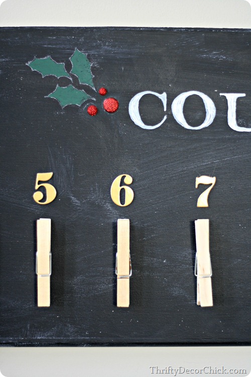 easy transferring of letters onto wood