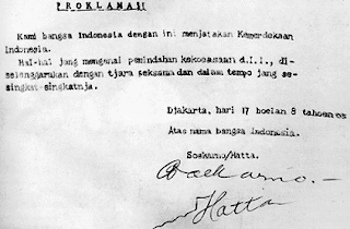 Sejarah: Isi Teks Proklamasi Kemerdekaan Indonesia RI 