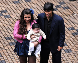 Sergio Aguero Wife Giannina Maradona 2013