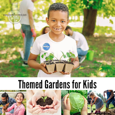 gardening with kids themed gardens