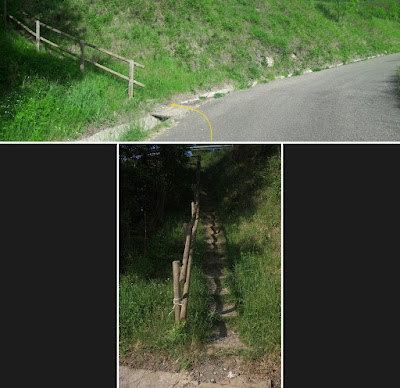 Ruta del Romànic de la Vall de Boí; escales al camí de Boí a Erill la Vall