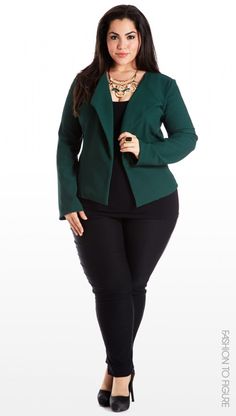 Blazer para Mujeres con Curvas