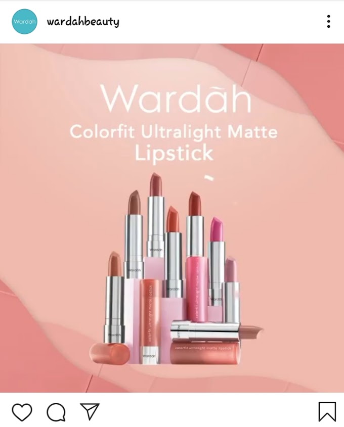 Wardah Colorfit Ultralight Matte lipstik (Shade02 Summer peach) 