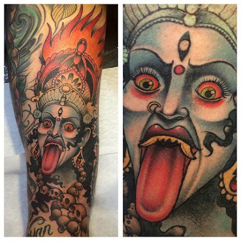 Fierce Kali Tattoos by Jacob Zamore