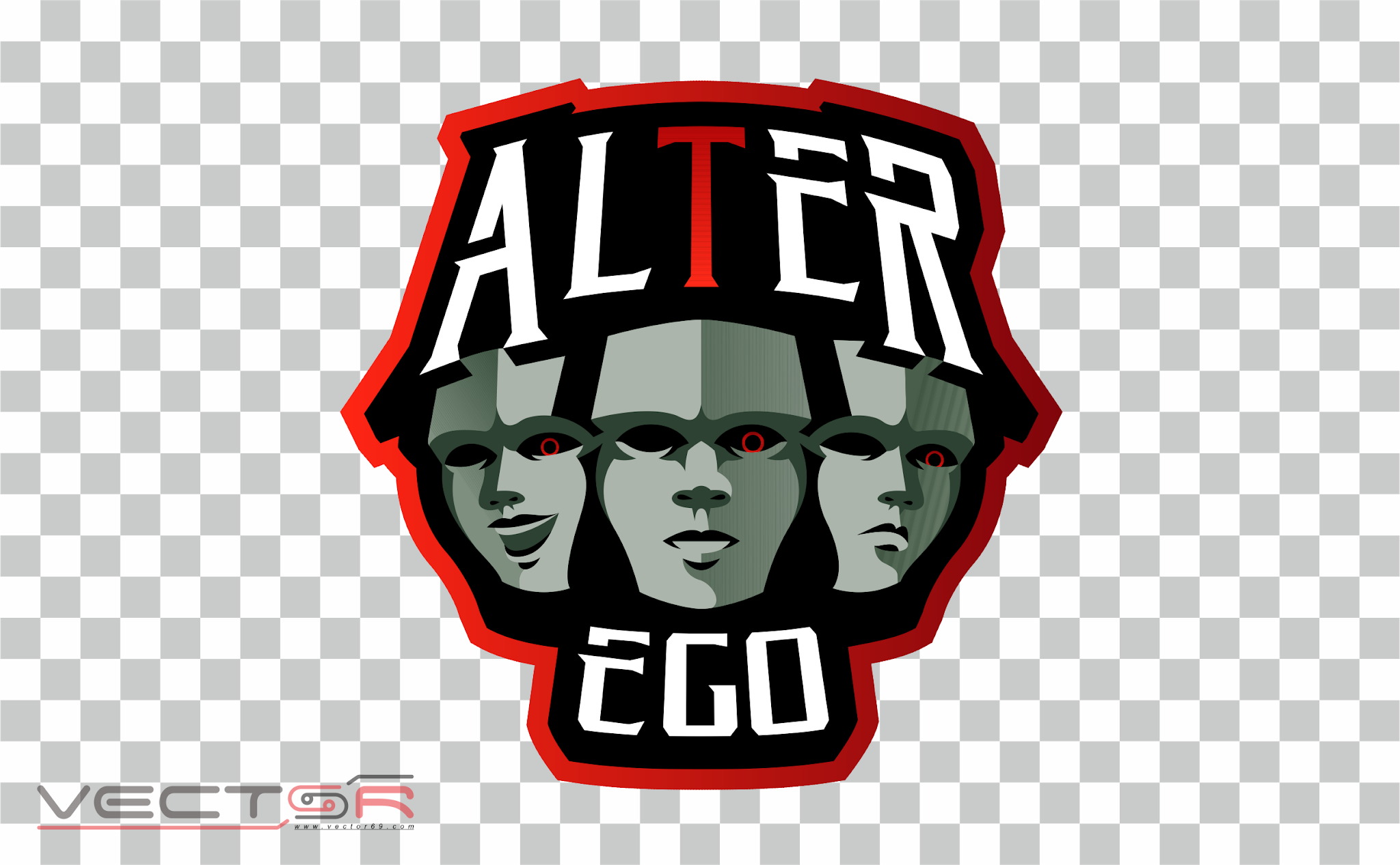 Alter Ego Esports Logo - Download Vector File PNG (Portable Network Graphics)