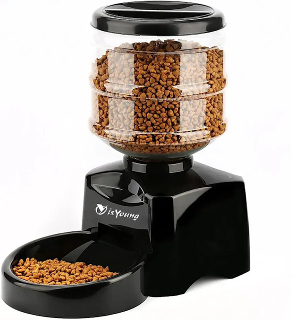 10. isYoung 5.5L Automatic Pet Feeder Electronic Control Feeder