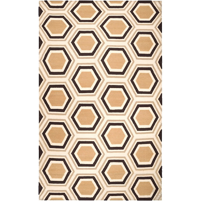 ZINC DOOR JILL ROSENWALD FALLON HEX RUG