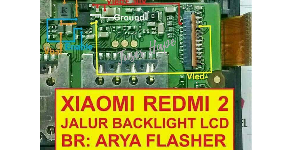 Solusi Xiaomi Redmi 2 lampu lcd padam - TUSERHP