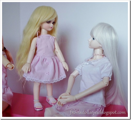 Of Bjd Fashion: Pretty and Pink and Short?: "You look pretty."