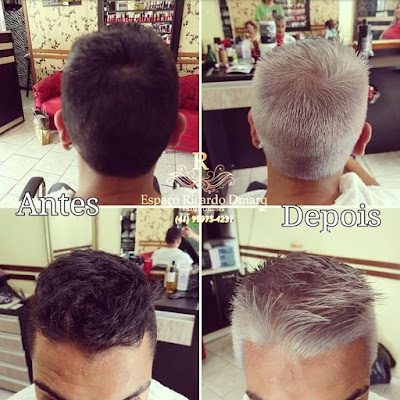 Cabelo platinado para homen em Curitiba, Cabelo masculino Azul em Curitiba, Cabelo masculino vermelho em Curitiba, Cabelo masculino Ruivo em Curitiba - Pr.