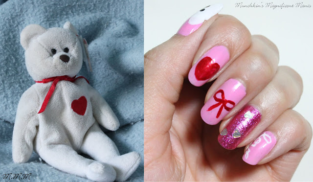 Valentines nail design