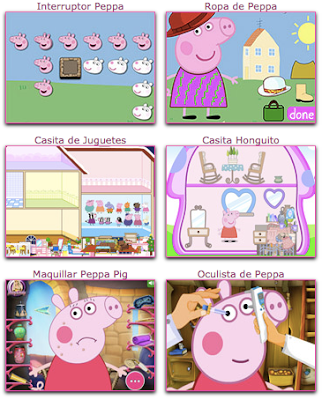 Juegos de Peppa Pig y su familia