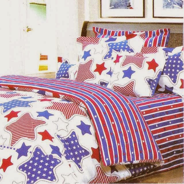 Aneka Sprei  Katun Warna Warni Starlite