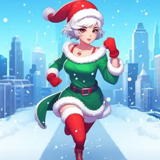 Jogue Santa Girl Dash grátis na Arcadeflix