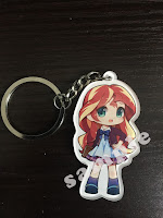 MLP Fake Equestria Girls Keychain Sunset Shimmer