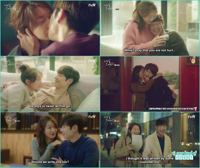 so joon kiss ma rin passionately after coming from the future - tomorrow with You sizzling Romance and Kisses