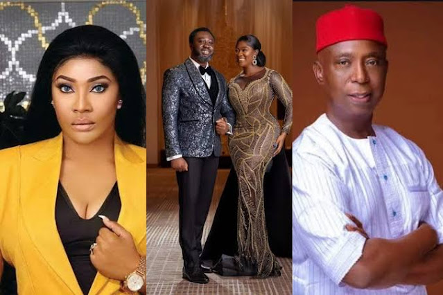 Angela Okorie Apologises to Mercy Johnson, Senator Ned Nwoko After Social Media Disputes