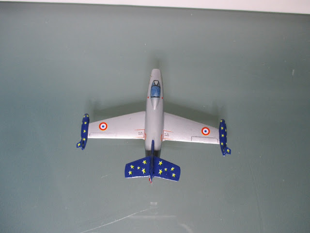 1/144 Dassault Ouragan diecast metal aircraft miniature