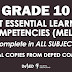 Official MELCs in GRADE 10 (All Subject Areas) Free Download