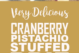 Cranberry Pistachio Stuffed Brie In Phyllo
