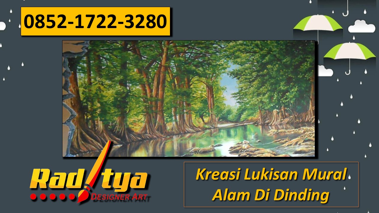 Kreasi Lukisan Mural Alam Di Dinding