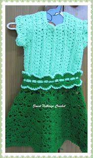 crochet girl's dress