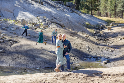 Family photos at Shaver Lake