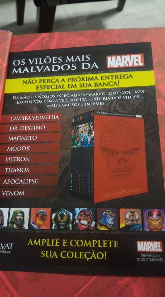 Lançamento Salvat: Salvat anuncia coleção de Graphic Novels focada nos vilões da Marvel