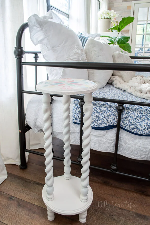 DIY cottage style side table