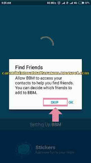 cara buat akun bbm di android