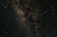 Starry night: Scorpio, Sagittarius and Jupiter