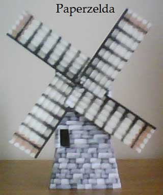 Kakariko Windmill Papercraft