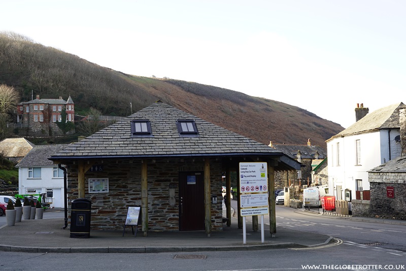 Cobweb Carpark in Boscastle