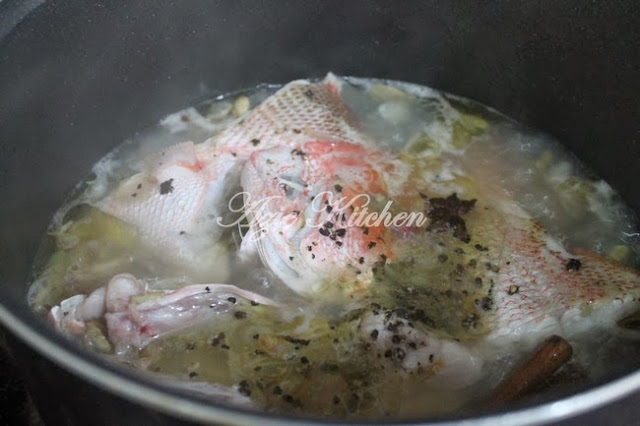 Sup Ikan Merah - Azie Kitchen
