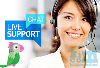 Cara Memasang Live Chat Gratis di Blogger- Kanginformasi.com