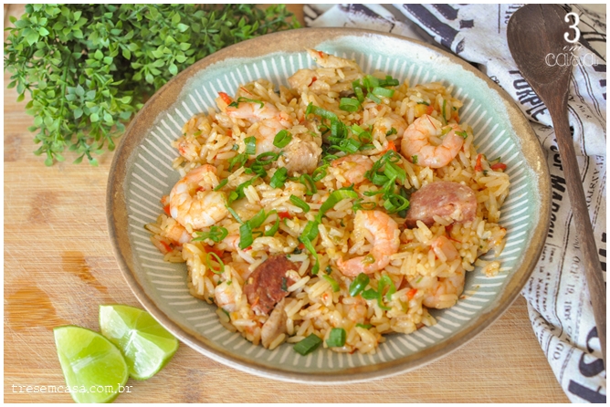 Jambalaya receita americana