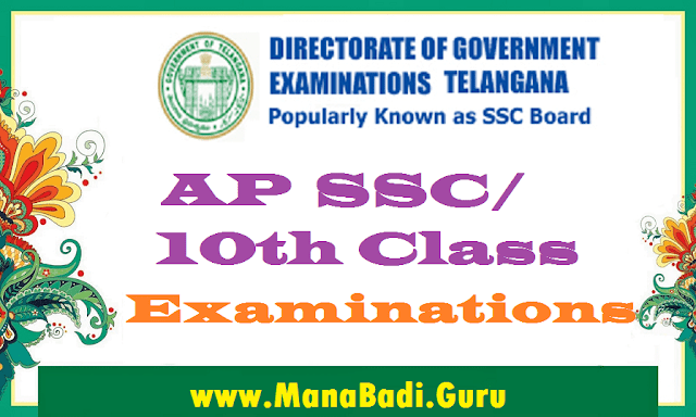 AP SSC Exams Time table,Hall tickets,Results