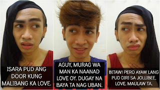 Girl: Isara pud ang door kung malibang ka love. Boy: Aguy, murag wa man ka naanad love oy. Dugay na baya ta nag-uban. Girl. Bitaw! Pero ayaw lang pud diri sa Jollibee love, maulaw ta.  besh megan romero funny bisaya meme complete compilation collection too comfortable husband and wife girlfriend boyfriend close the cr door when you poop