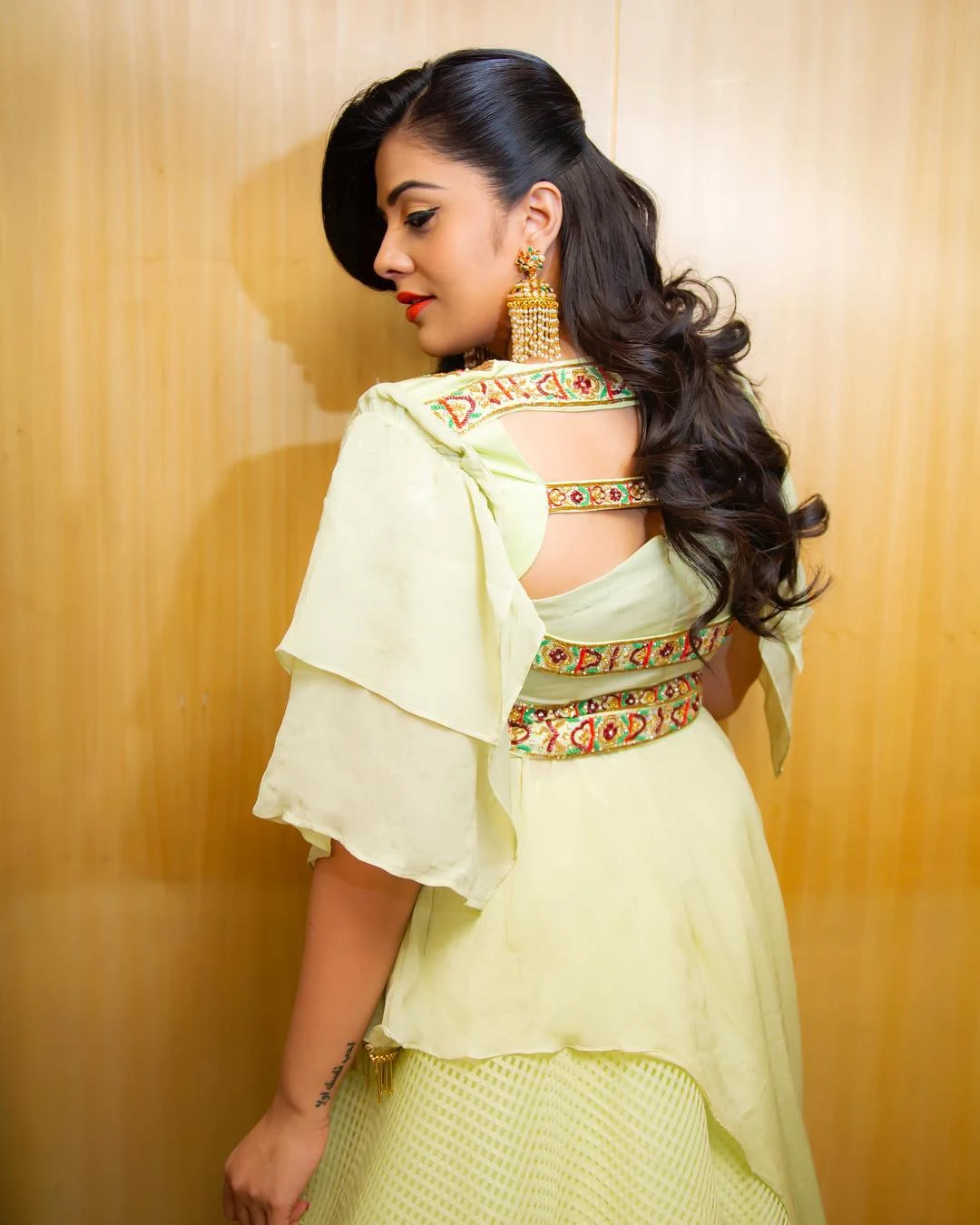 Actress Sreemukhi Photoshoot At Zee Cine Awards