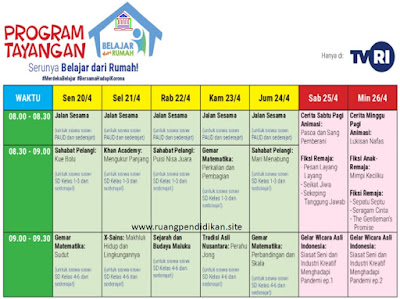 jadwal belajar minggu ke 2